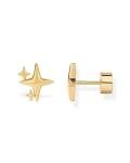 Disney Star Emoji Stud Earrings in Gold Plated Silver