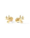 Disney Star Emoji Stud Earrings in Gold Plated Silver