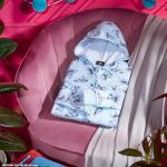 Kids Disney Stitch Hooded Fleece Pajamas