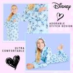 Kids Disney Stitch Hooded Fleece Pajamas