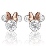 Minnie Mouse April Birthstone Stud Earrings