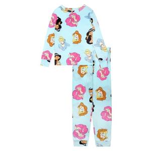 Disney Princess Girls' Soft Pajama Set, 2-Piece