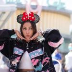 Glitter Minnie Mouse Ears Headband with Bow