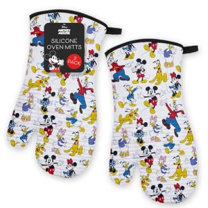 Mickey & Friends Silicone Oven Mitts – Set of 2