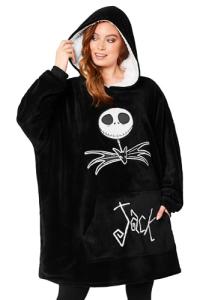 Oversized Disney Stitch Fleece Hoodie for Adults