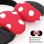 Glitter Minnie Mouse Ears Headband with Bow