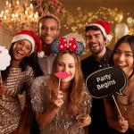 Glitter Minnie Mouse Ears Headband with Bow