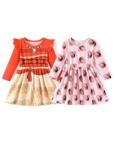 Disney Princess Moana Toddler Dress 2-Pack Set