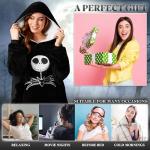 Oversized Disney Stitch Fleece Hoodie for Adults