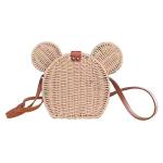 Disney Kawaii Rattan Crossbody Bag for Women