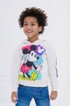 Mickey Mouse White Hoodie for Kids 7-8