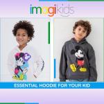 Mickey Mouse White Hoodie for Kids 7-8