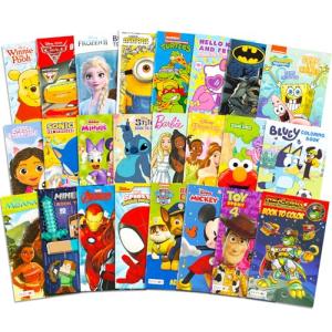 24 Mini Disney Coloring Books for Kids
