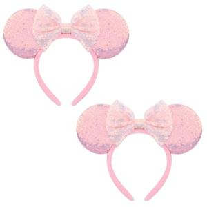 Minnie Mouse Ears Headband with Bow for Parties