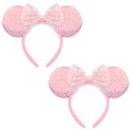 Minnie Mouse Ears Headband with Bow for Parties