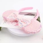 Minnie Mouse Ears Headband with Bow for Parties