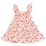 Minnie Mouse Toddler Ruffle Dress in Pale Peach