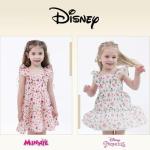 Minnie Mouse Toddler Ruffle Dress in Pale Peach