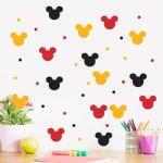 Disney Classical Mouse Wall Decals for Bedroom Decor