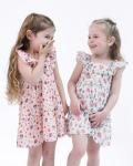 Minnie Mouse Toddler Ruffle Dress in Pale Peach