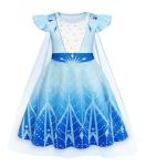 WonderBabe Princess Dress with Cape for Girls