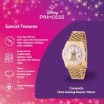 Disney Adult Round Sparkle Quartz Watch