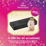 Disney Adult Round Sparkle Quartz Watch