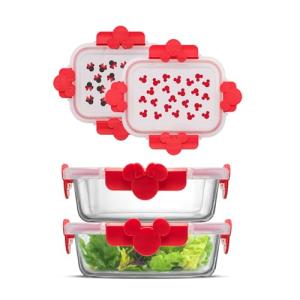 Disney Mickey & Minnie Glass Food Storage Containers