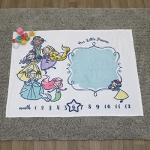 Disney Princess Colorful Soft Milestone Baby Blanket