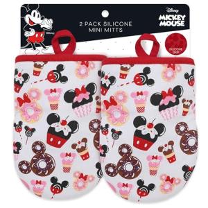 Disney Silicone Oven Mitts - Mickey, Minnie, Stitch, Pooh