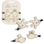 Kitsch Mickey and Minnie Hair Clips - 4 Pack
