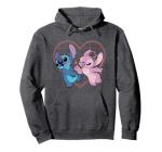 Lilo and Stitch Angel Heart Kisses Hoodie