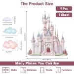Disney Princess Castle Wall Decals for Kids' Rooms