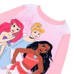 Disney Girls' Cute 4-Piece Cotton Pajama Set