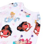 Disney Girls' Cute 4-Piece Cotton Pajama Set