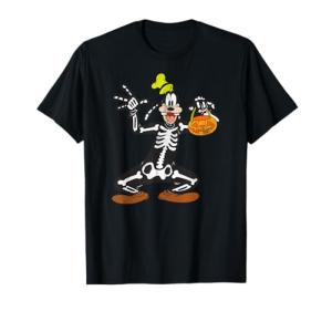 Goofy Skeleton Halloween Tee for Disney Fans