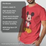 Mickey Mouse Graphic Short Sleeve T-Shirt for Men