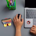 Disney Mickey Mouse Feet Phone Stand with Sticker