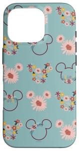 Disney Mickey Mouse Floral Print iPhone 16 Pro Case