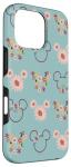 Disney Mickey Mouse Floral Print iPhone 16 Pro Case
