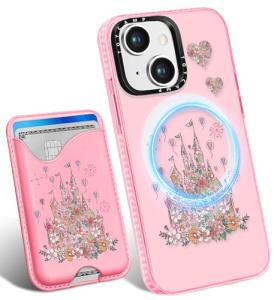 Kawaii Disney Castle iPhone 14/13 Case with Wallet