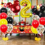 Mickey Mouse 2nd Birthday Party Supplies Set