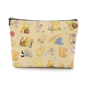 Winnie the Pooh Makeup Bag - Cute Yellow Organizer