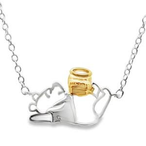 Winnie-the-Pooh Two-Tone Pendant Necklace