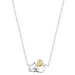 Winnie-the-Pooh Two-Tone Pendant Necklace