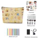 Winnie the Pooh Makeup Bag - Cute Yellow Organizer