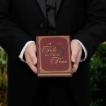 Disney Fairy Tale Storybook Ring Holder in Red Gold