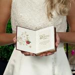 Disney Fairy Tale Storybook Ring Holder in Red Gold