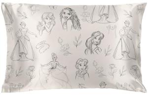 Disney Princess Satin Pillowcase - Silky Soft Beige