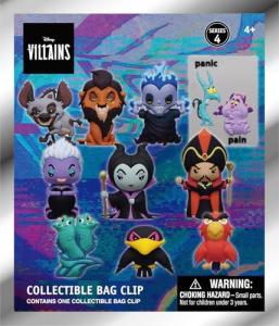 Disney Villains Series 4 Bag Clip Keychain